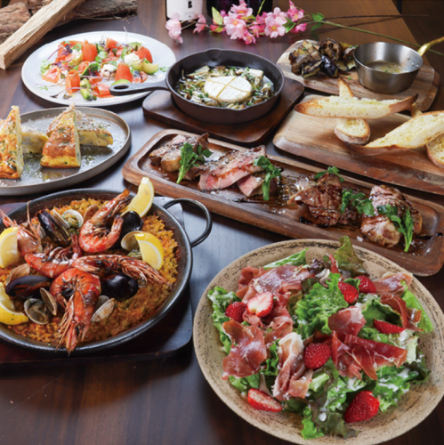 薪焼きならではの味わいを♪春の歓送迎会にぴったりのプラン　4000円（税込）