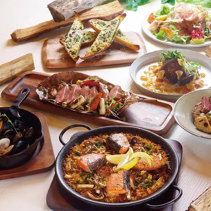 [Autumn Delights Plan] An autumn-only plan where you can enjoy the aromas and flavors of autumn brought out by wood-fired cooking!