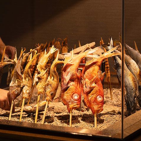 日本古来の調理法「原始焼き」を存分にお楽しみ頂けます。