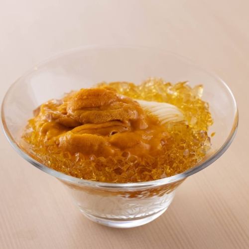雲丹素麺