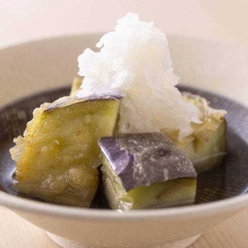 賀茂茄子のみぞれ揚げ出し