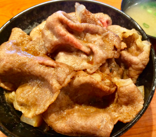 黒毛和牛！ 佐賀牛の焼き牛丼