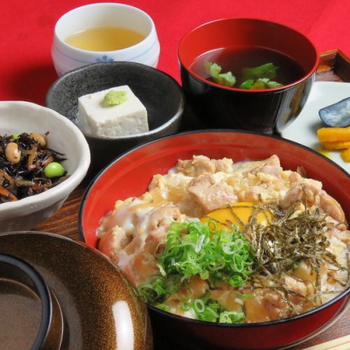 Egg Toro Fluffy Oyakodon Set Meal