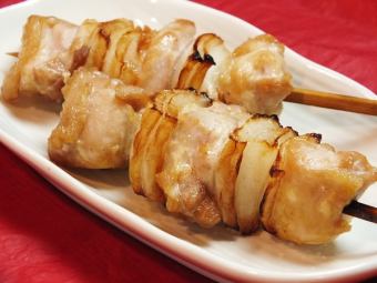 Skewers (thigh meat and onions)