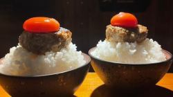 ハンバーグはもちろん 釜焚きご飯 新鮮サラダ ブランド卵 7種類の薬味類 全て食べ放題となっております。