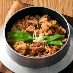 Chicken rice pot
