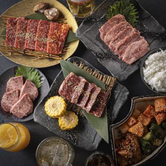 【時間無制限】最高級A5ランク雌牛も！黒毛和牛食べ飲み放題コース〈全2品〉10780円(税込)