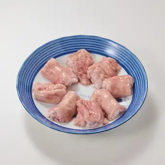 自慢の白ホルモン焼