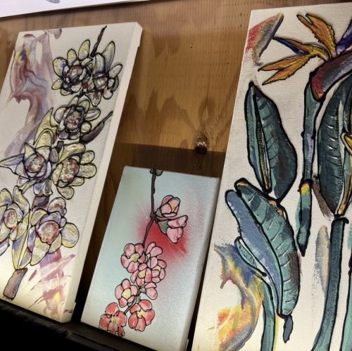 アートと灯りが映える空間