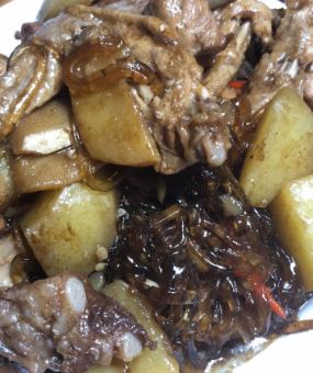 羊春雨ジャガイモ煮込み
