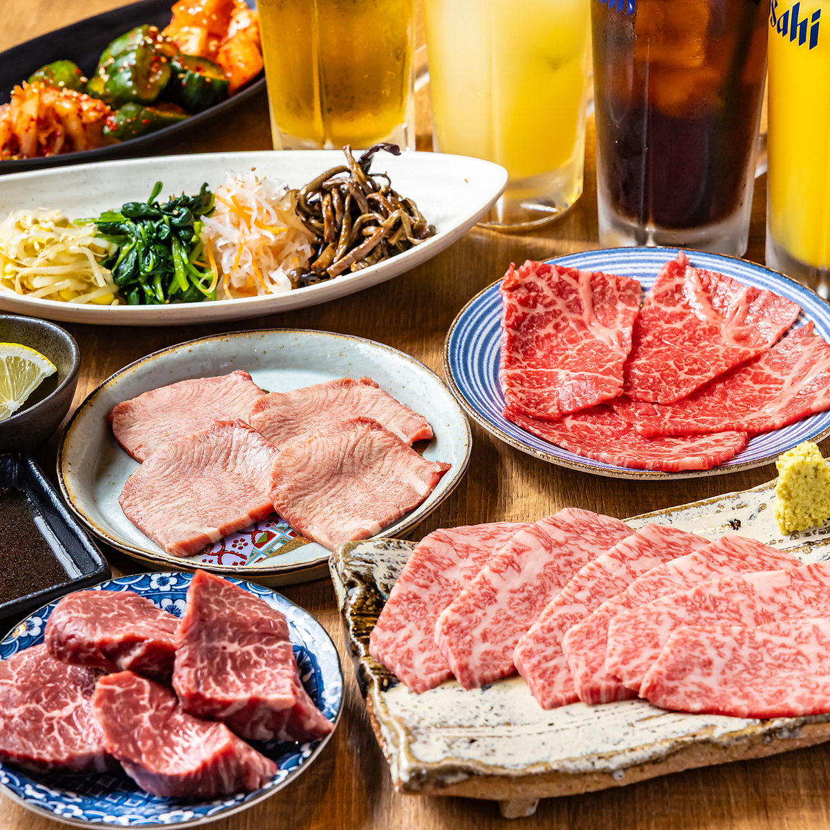 名物にくろう焼きと厚切りカットで贅沢な焼肉を楽しめます◎ご家族連れ大歓迎です!