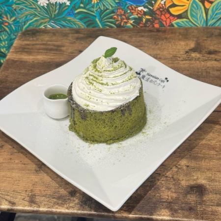 濃厚抹茶パンケーキ