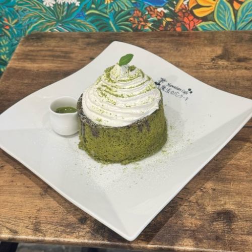 濃厚抹茶パンケーキ