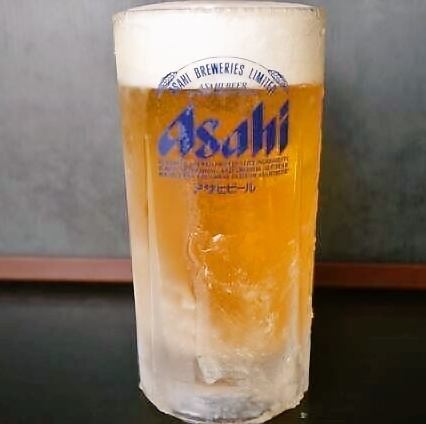 お肉と相性抜群◎キンキンに冷えたビールで乾杯!