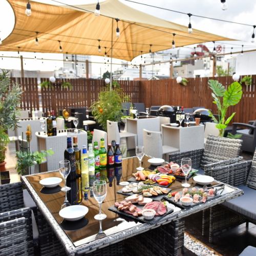 屋上手ぶらBBQビアガーデン