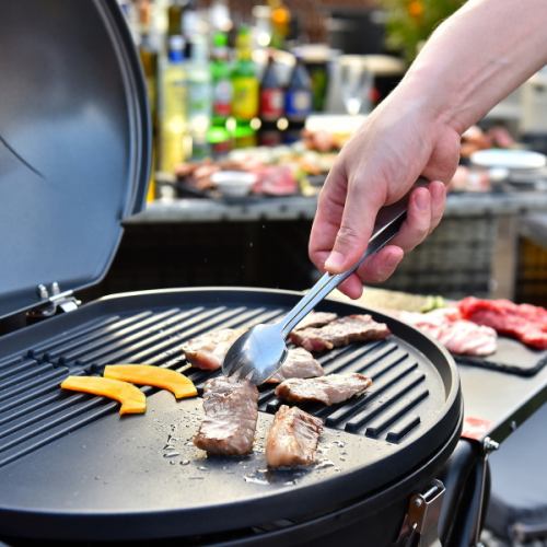 開放感◎BBQ×ビアガーデン♪