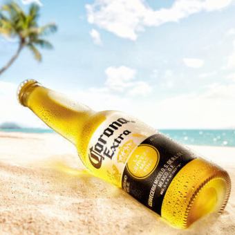 コロナビール&豪華BBQ【2H飲み放題付】和牛サーロイン付！贅沢に楽しめるコース【税抜6,300円】