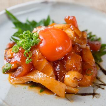 Seafood carpaccio yukhoe
