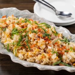 Shrimp and egg fried rice