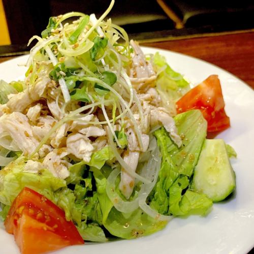 Pork shabu sesame dressing salad