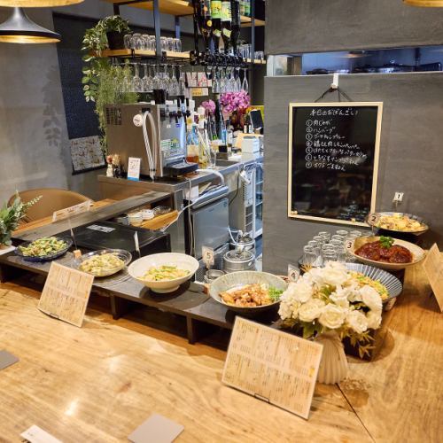 【色鮮やかなおばんざい三昧】見て楽しい、食べて美味しい♪小鉢で色々選べる日替わりおばんざい