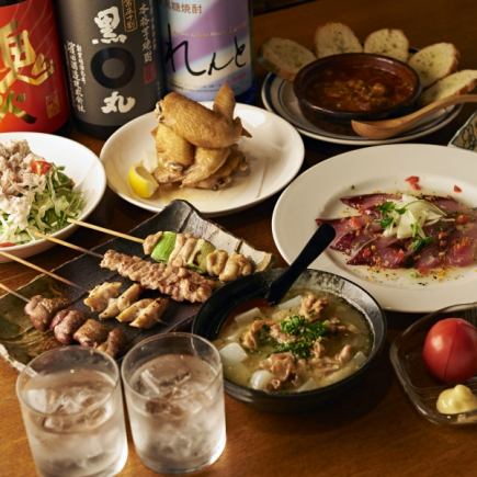 数人飲みにおススメ♪全5品2H飲み放題付!