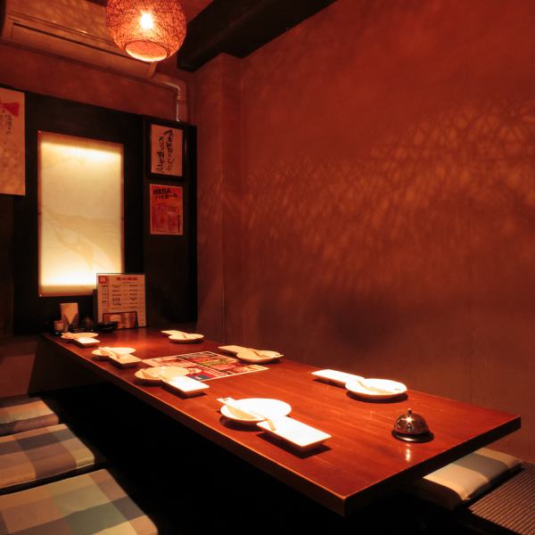 Completion of private room that you can spend slowly in private space! It is possible to use up to 5 people ~ 7! For a little drinking party and girls' party, Gokon ◎ As a popular seat, reservation is recommended early ☆ Please feel free to contact us ♪