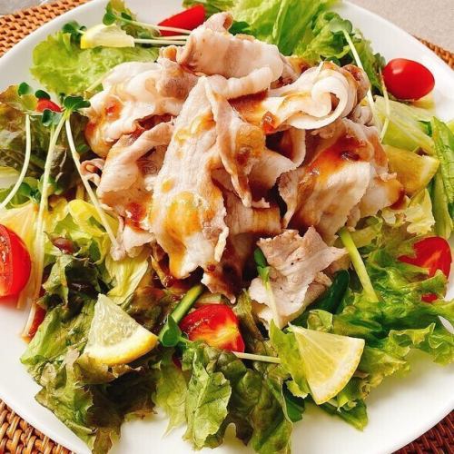 ◆ Pork shabu-shabu salad with sesame sauce