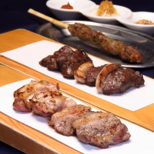 ～満腹盛りだくさん～十兵衛コース『ひととおり（ジビエ4種2貫）+7品』全8品【料理のみ3850円】