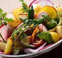 [Local vegetables] Colorful salad Shio koji dressing