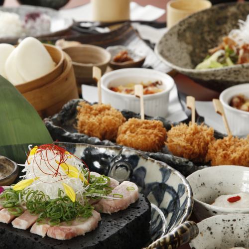 美明豚溶岩焼きコース