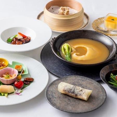 <土日祝限定>【芳薫(ほうくん)コース】銀座七芳の「芳」と、優雅に薫る香り全7品。