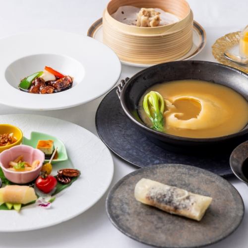 【요시카와 런치 코스】긴자 나나요시의 「요시」와 우아하게 향기로운 향기 전 7품.늠름한 여자에게 주는 한 때