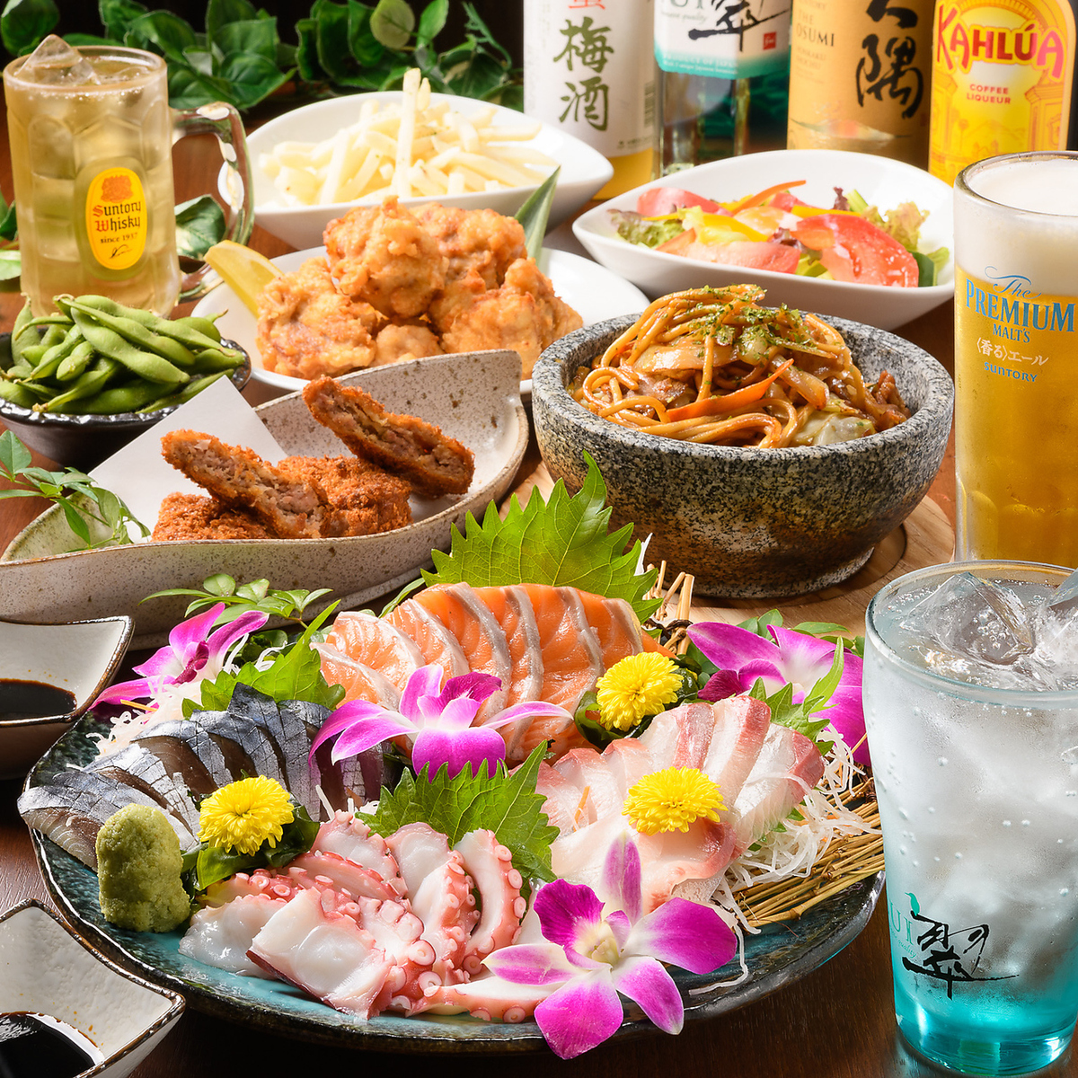 西九条駅近◆宴会・貸切対応の居酒屋。改装直後の落ち着きとこだわりの料理♪コスパ◎