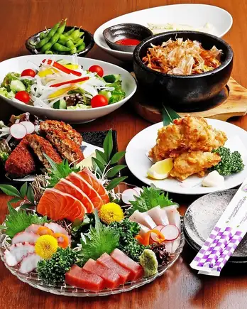 ≪飲み放題付き3500円コース≫おまかせお造り4種+おまかせ料理6種類※4名様以上
