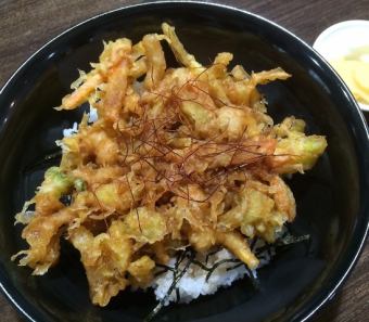 Kakiage rice bowl