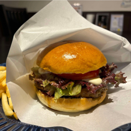 【当店オリジナルそばつゆをソースに！】さんまるいちハンバーガー
