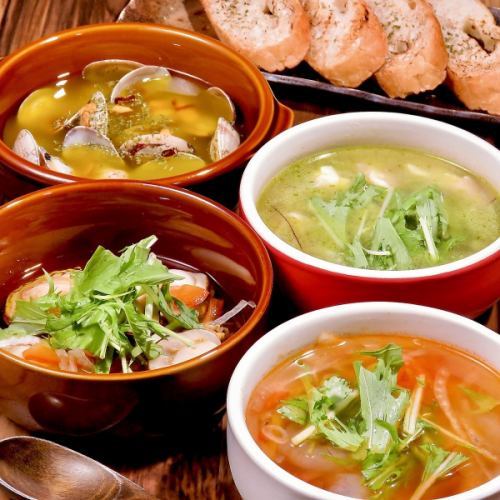 Extensive a la carte menu