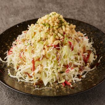 Showa-era downtown Monja-style salad