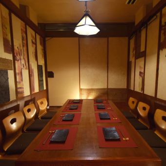 Many private rooms are available ◎ The private room seats that are ideal for banquets and drinking parties are very popular ♪ Please relax in the relaxing digging type seats ・ ♪