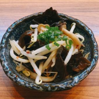 Bean Sprouts and Mushroom Namul