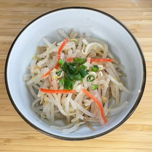 Back fat red bean sprouts