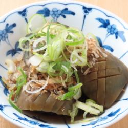 ナスの揚げびたし