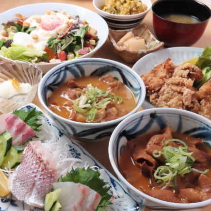 ポイント使える！貯まる！選べる組み合わせ♪アオホルセット(定食、お酒、逸品料理等)⇒2000円～