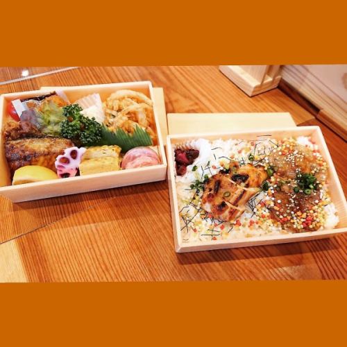 For a little luxurious lunch! Colorful bento