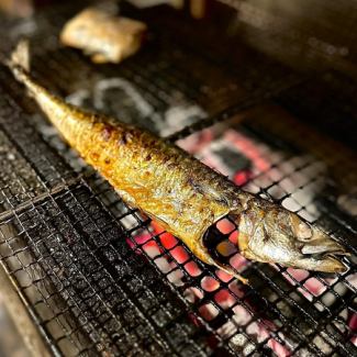 Charcoal grilled Kinka mackerel