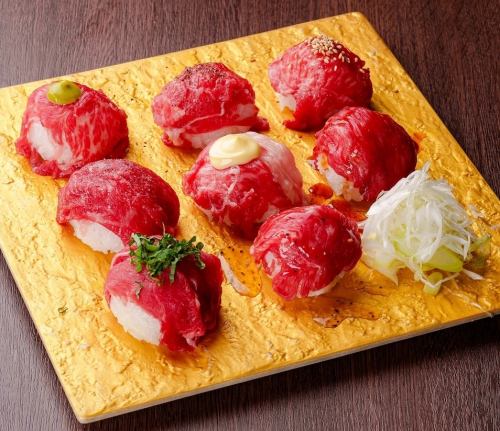 [Brilliant!] Temari meat sushi