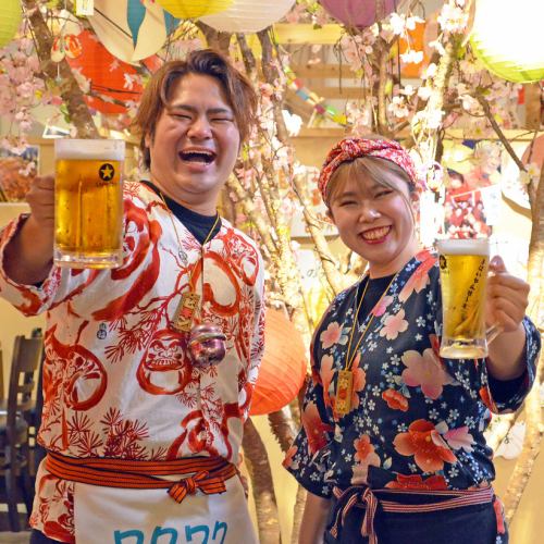 いつもお祭りのにぎわい！