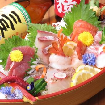 【とりふく忘年会ご馳走コース】全てを堪能!お魚と鶏と牛が味わう全11品+2H飲み放題付き 6000円