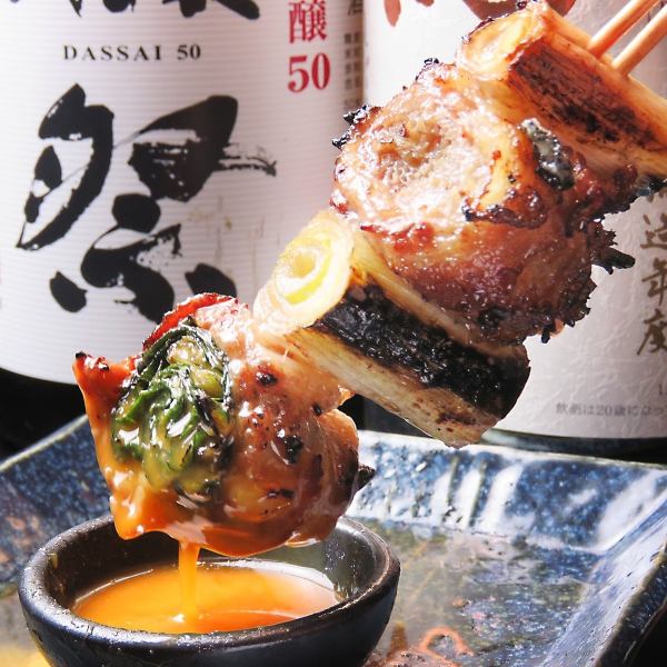 Pi-Sutaun's specialty! The deliciousness of [Wagyu sukiyaki skewers] that you can see the moment you put it in your mouth ◎